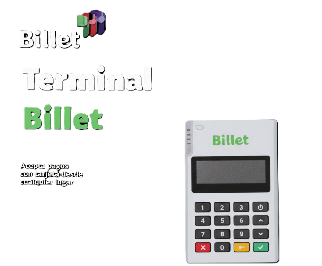 Aceptamos pagos con tarjeta - Billet Terminal